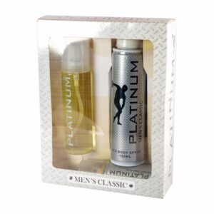 Fragancia Para Caballero Platinum MEN S CLASSIC Estuche