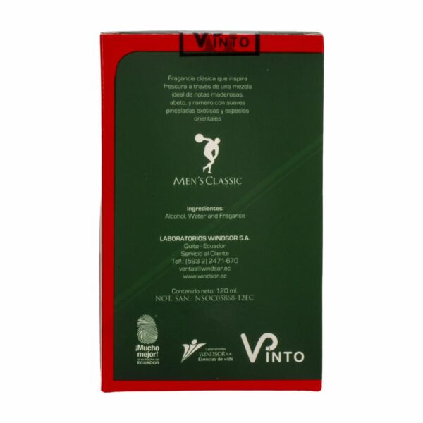 Fragancia Para Caballero Clásica MEN S CLASSIC Colonia 120 Ml - Imagen 2