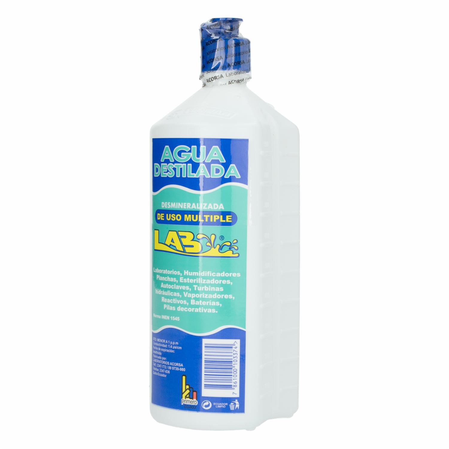 Agua Destilada LAB 1000 ml