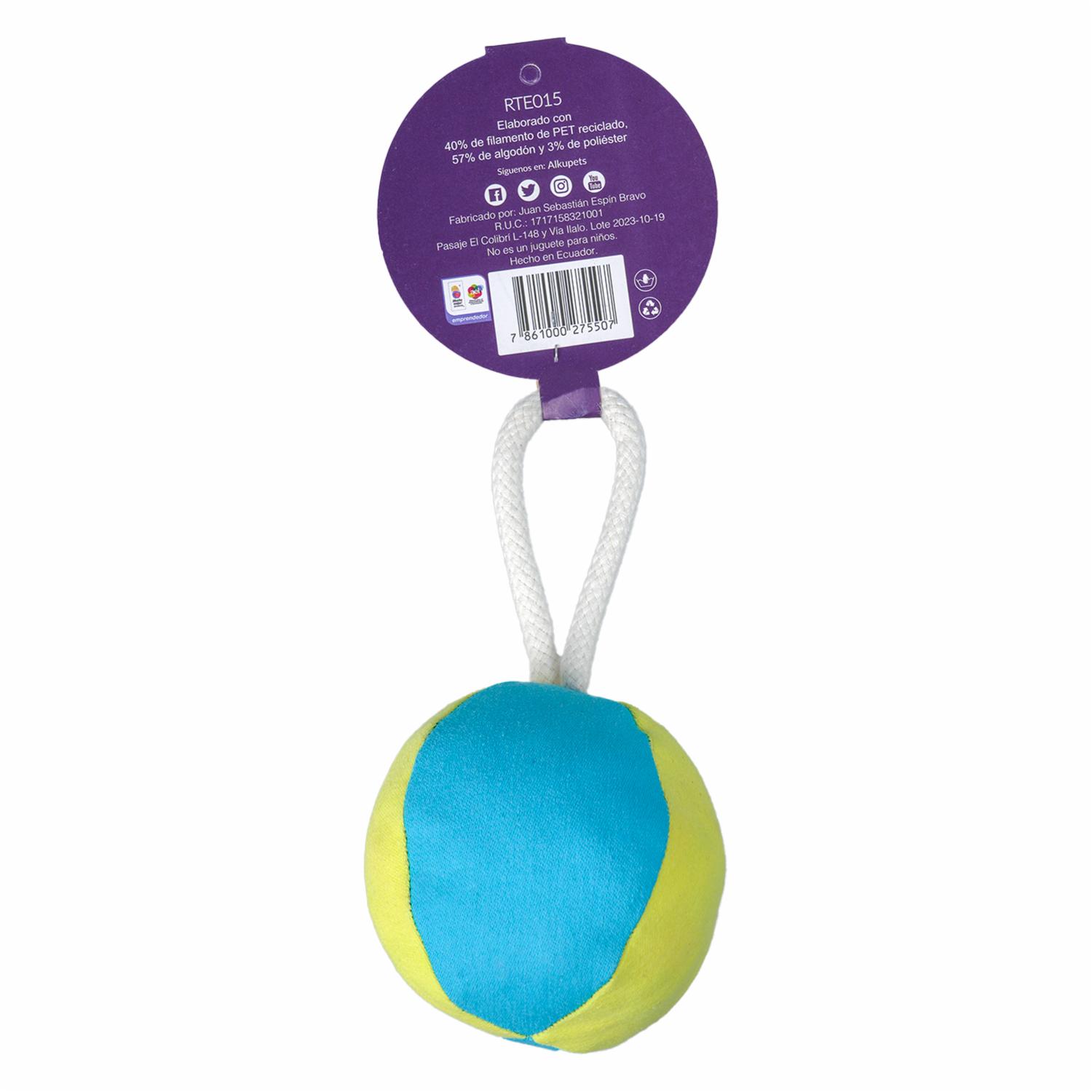 Juguete Para Mascota Pelota ALKUPETS Mediano - Imagen 3