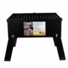 Parrilla De Carbón Plegable Rectangular ARTE VALLE Pequeña