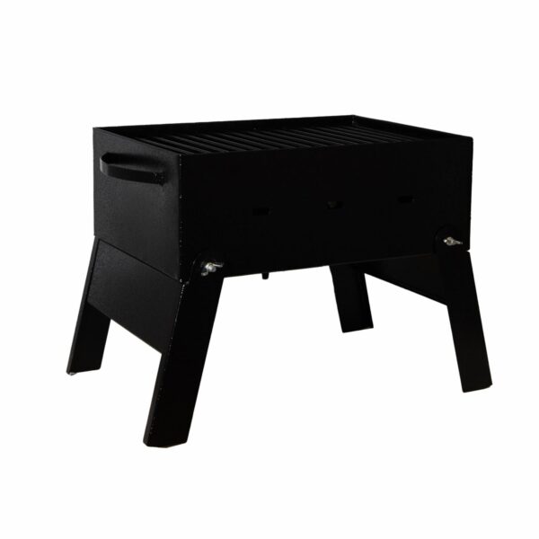 Parrilla De Carbón Plegable Rectangular ARTE VALLE Pequeña - Imagen 2