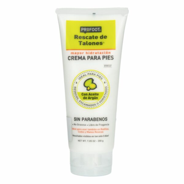 Crema Para Pies Resecos Y Agrietados Con Aceite De Argan Rescate De Talón PROFOOT 200 G
