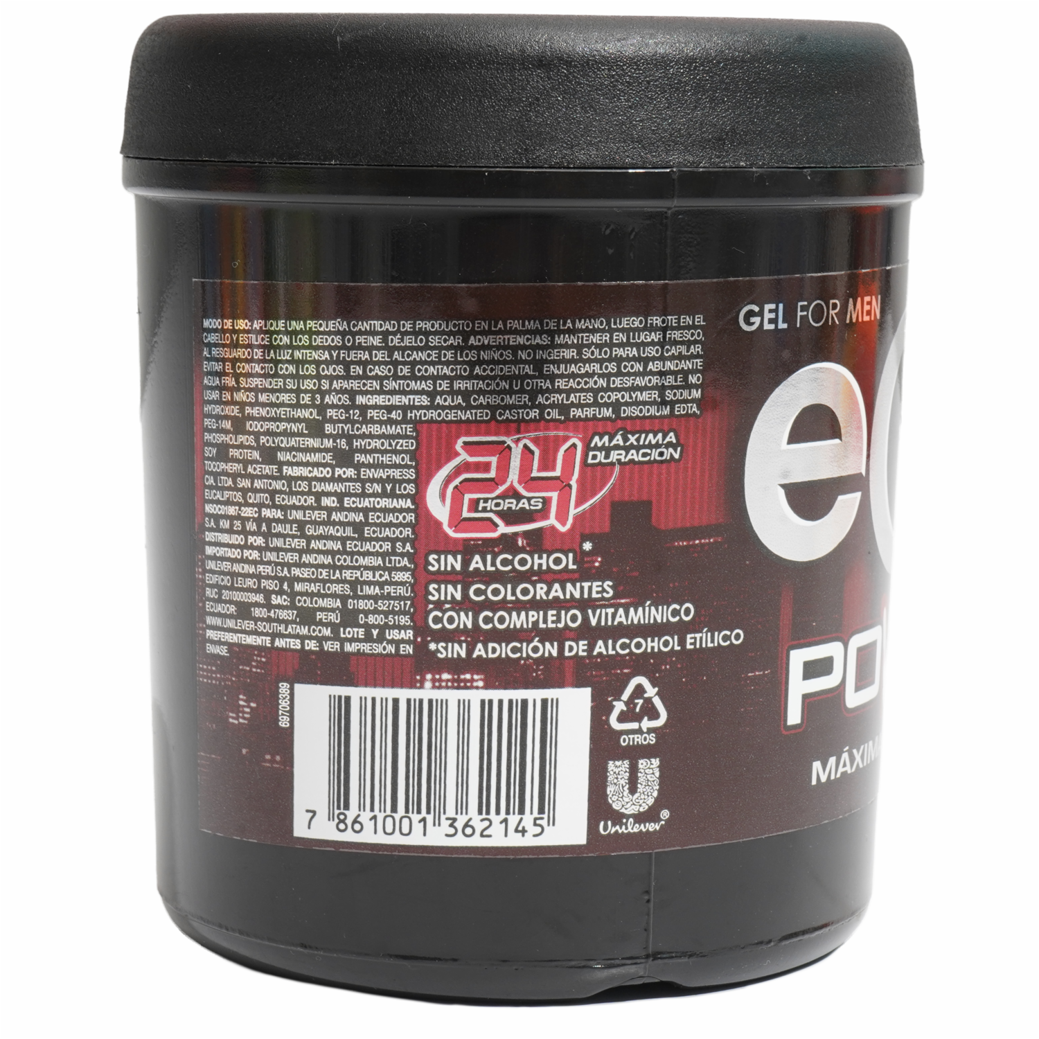 Gel Para Peinar Máxima Fijación EGO 500 G - Imagen 4