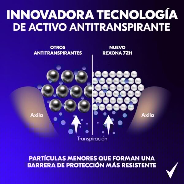 Desodorante En Aerosol Para Dama Invisible Antibacterial REXONA 2 X 150 Ml - Imagen 3
