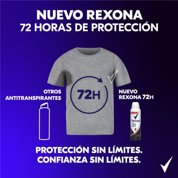Desodorante En Aerosol Para Dama Invisible Antibacterial REXONA 2 X 150 Ml - Imagen 5