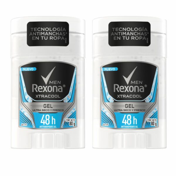 Desodorante En Gel Para Hombre Xtracool REXONA 2 X 80 G