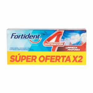 Crema Dental Limpieza Profunda FORTIDENT 2 X 85 G