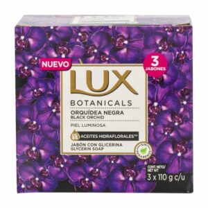 Jabón En Barra De Orquídea Negra LUX 3 X 110 G