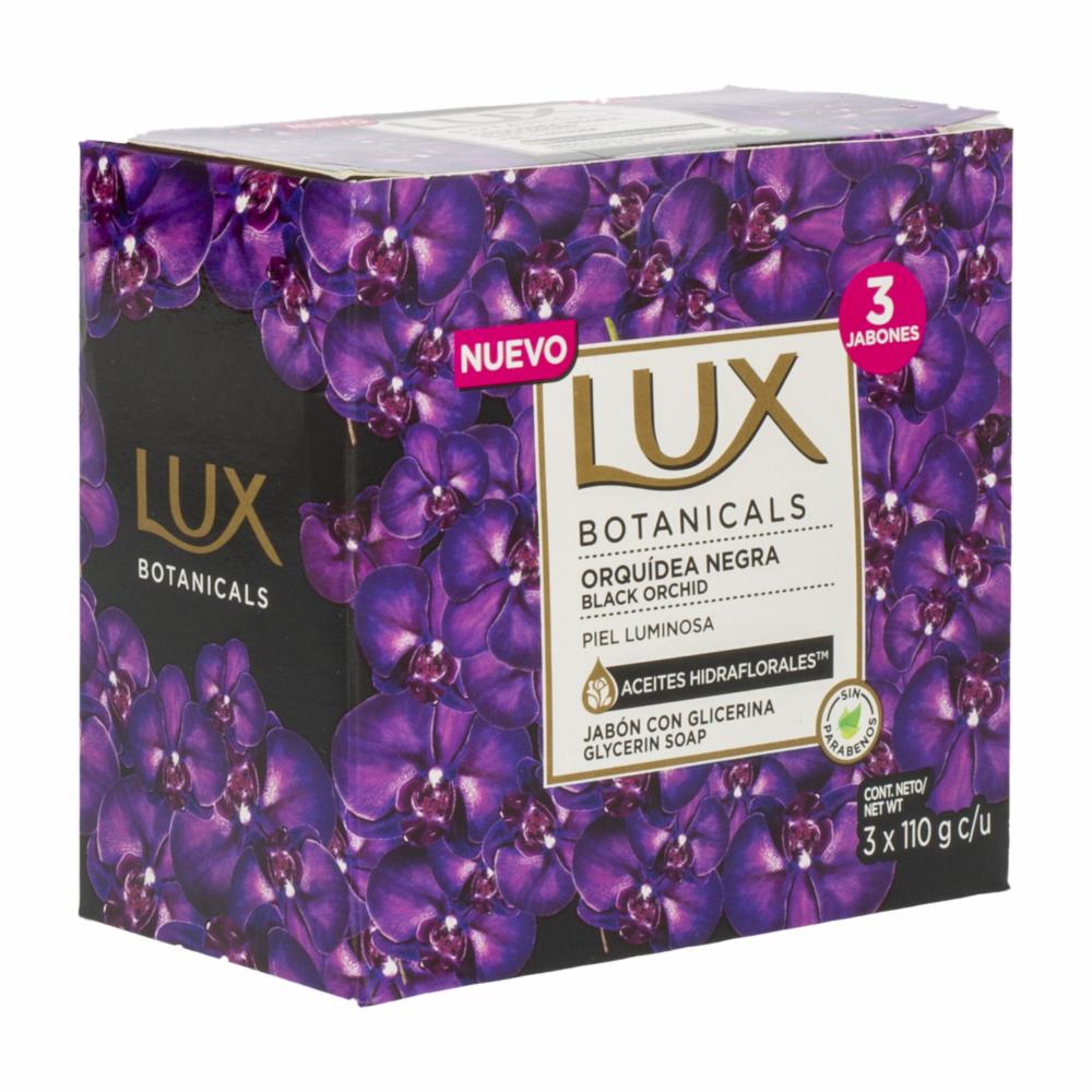 Jabón En Barra De Orquídea Negra LUX 3 X 110 G - Imagen 3