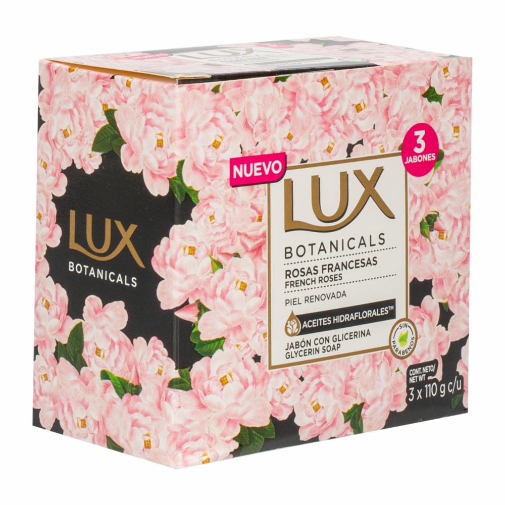 Jabón En Barra Fragancia A Rosas Francesas LUX 3 x 110G - Imagen 3