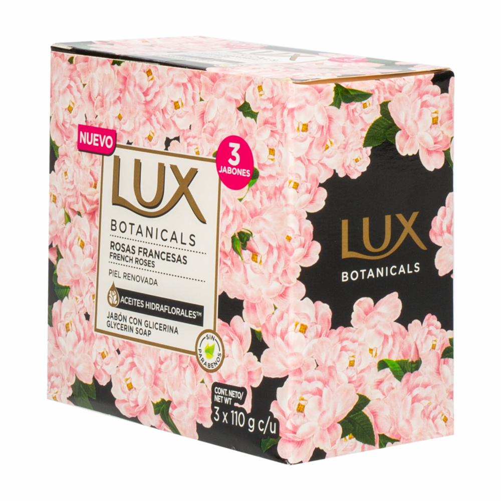 Jabón En Barra Fragancia A Rosas Francesas LUX 3 x 110G - Imagen 4