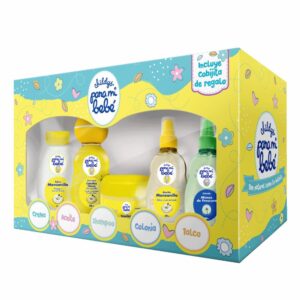 Estuche Infantil Shampoo, Crema, Aceite, Vaselina, Talco, Colonia + Cobija PARA MI BEBÉ Pack