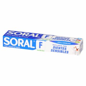 Crema Dental Dientes Sensibles Con Aloe Vera SORAL 112 G