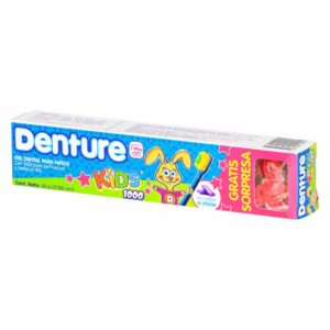 Crema Dental Gel Sabor A Chicle DENTURE 50 G