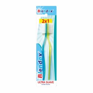 Cepillo Dental Ultra Cerdas Suaves BLENDAX Pack X2 U