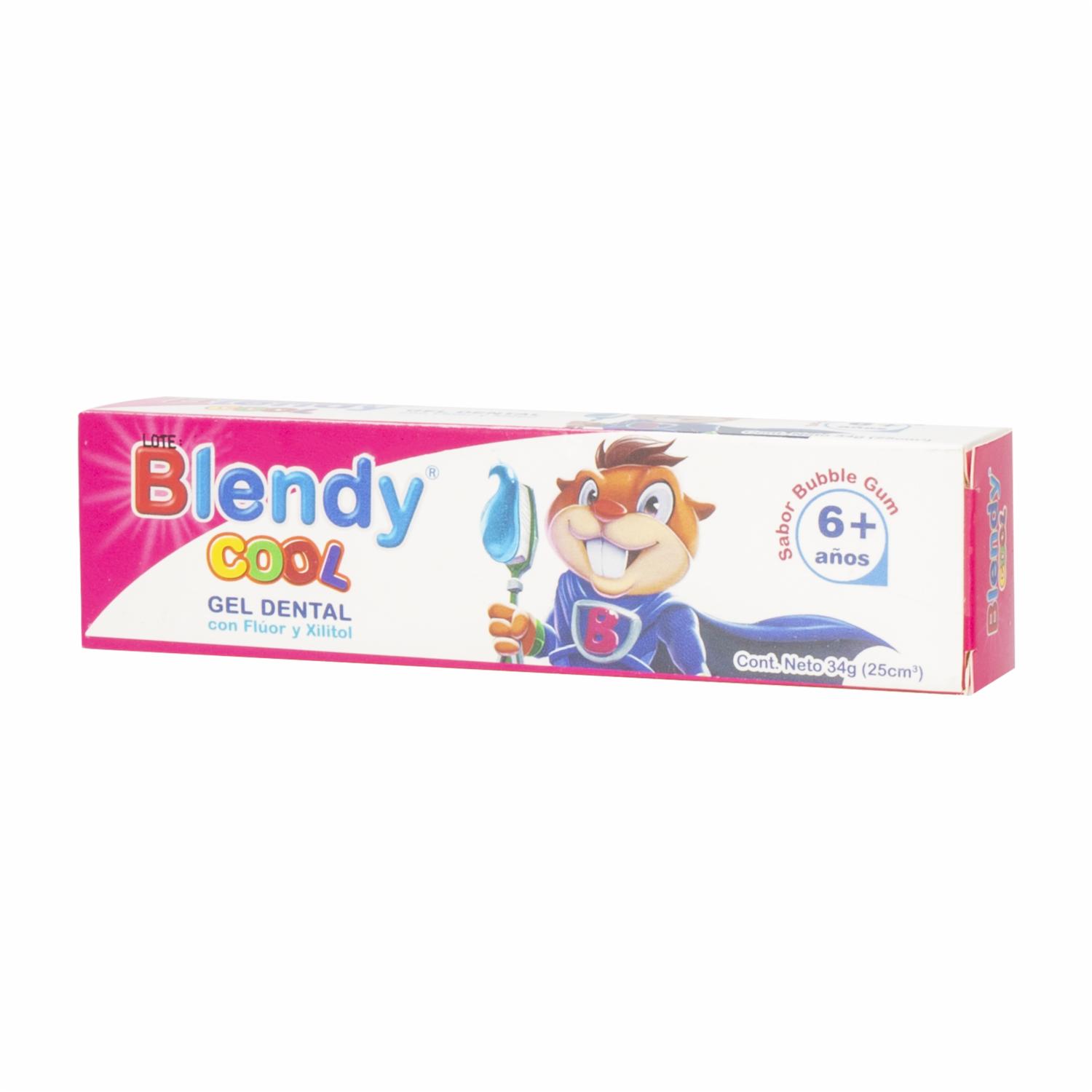 Crema Dental Infantil Cool Bubble Gum 6 Años BLENDY 34 G - Imagen 4
