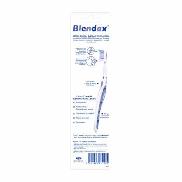 Cepillo Dental Multiacción Cerdas Suaves BLENDAX X 2 Uds - Imagen 2
