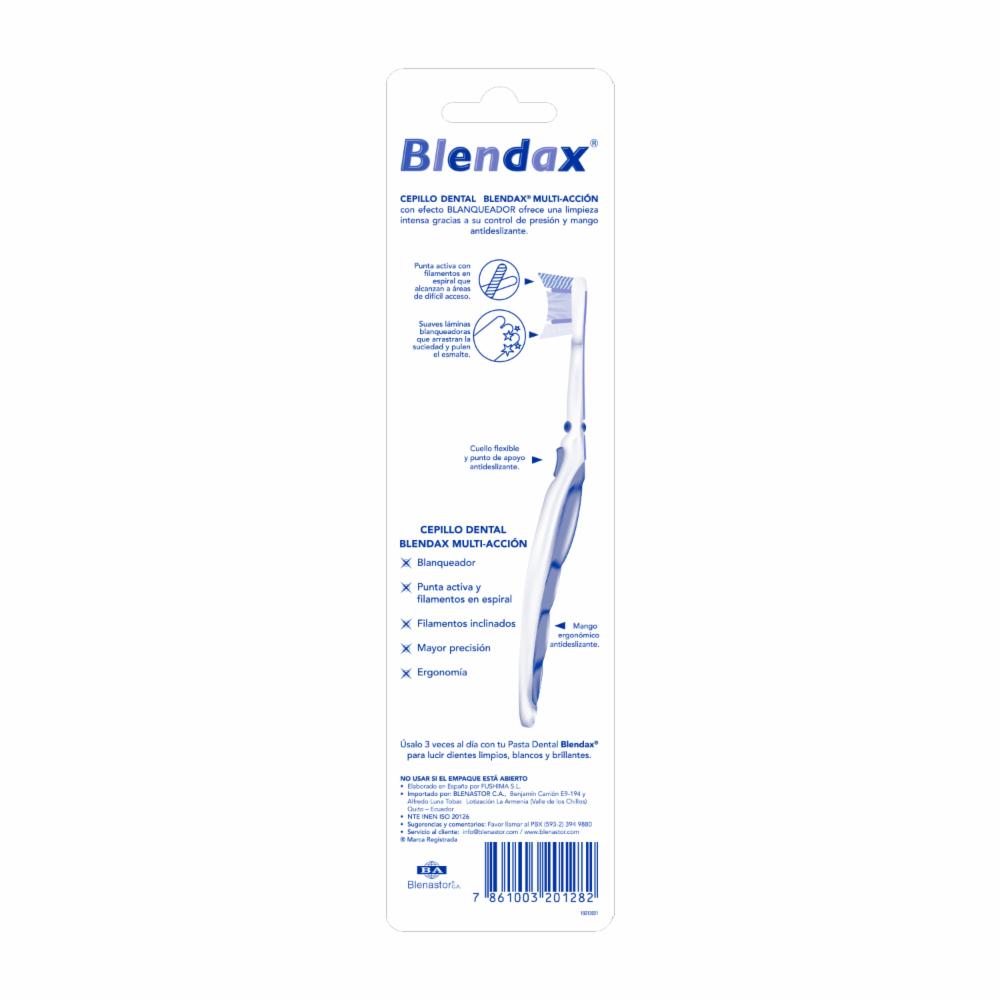 Cepillo Dental Multiacción Cerdas Suaves BLENDAX 1 X 2 Unidades - Imagen 2