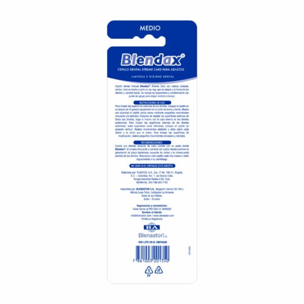 Crema Dental Stre Care Precio Especial Medio BLENDAX X 3 Uds - Imagen 2