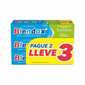 Crema Dental Ultra Frescura BLENDAX 3 X 75 G