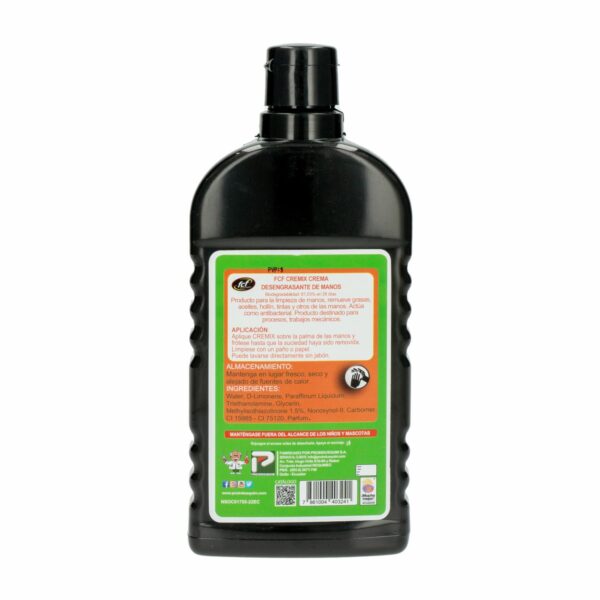 Crema De Manos Desengrasante Por 500 Ml FCF Unidad - Imagen 2