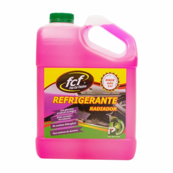 Refrigerante Automotriz Color Rojo FCF 4 Litros