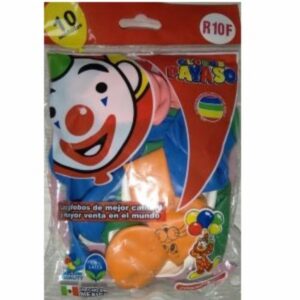 Globos NR10F PAYASO X 10 Uds