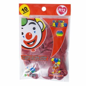 Globos Payaso N°12 Corazón GLOBOS PAYASO X 10 Uds