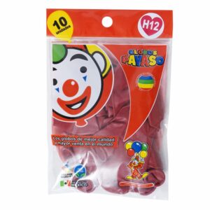 Globos Payaso N°12 Corazón PAYASO X 10 Uds