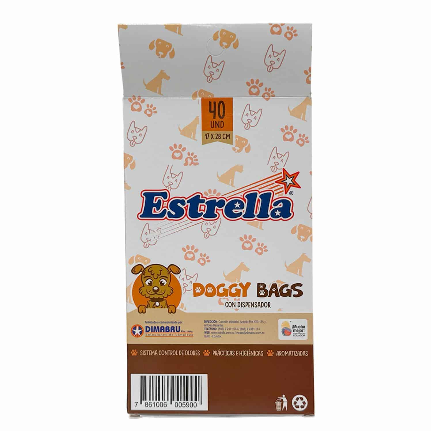 Funda De Recolección Para Desechos De Mascotas Con Dispensador ESTRELLA X 40 Uds - Imagen 2