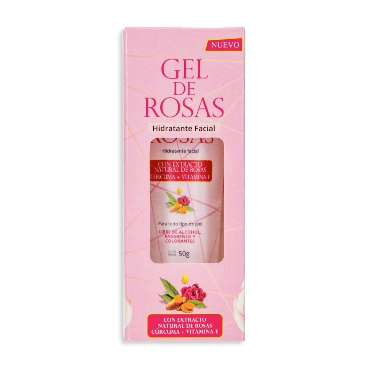 Gel Facial De Rosas Cúrcuma Con Vitamina E LIRA 50 G