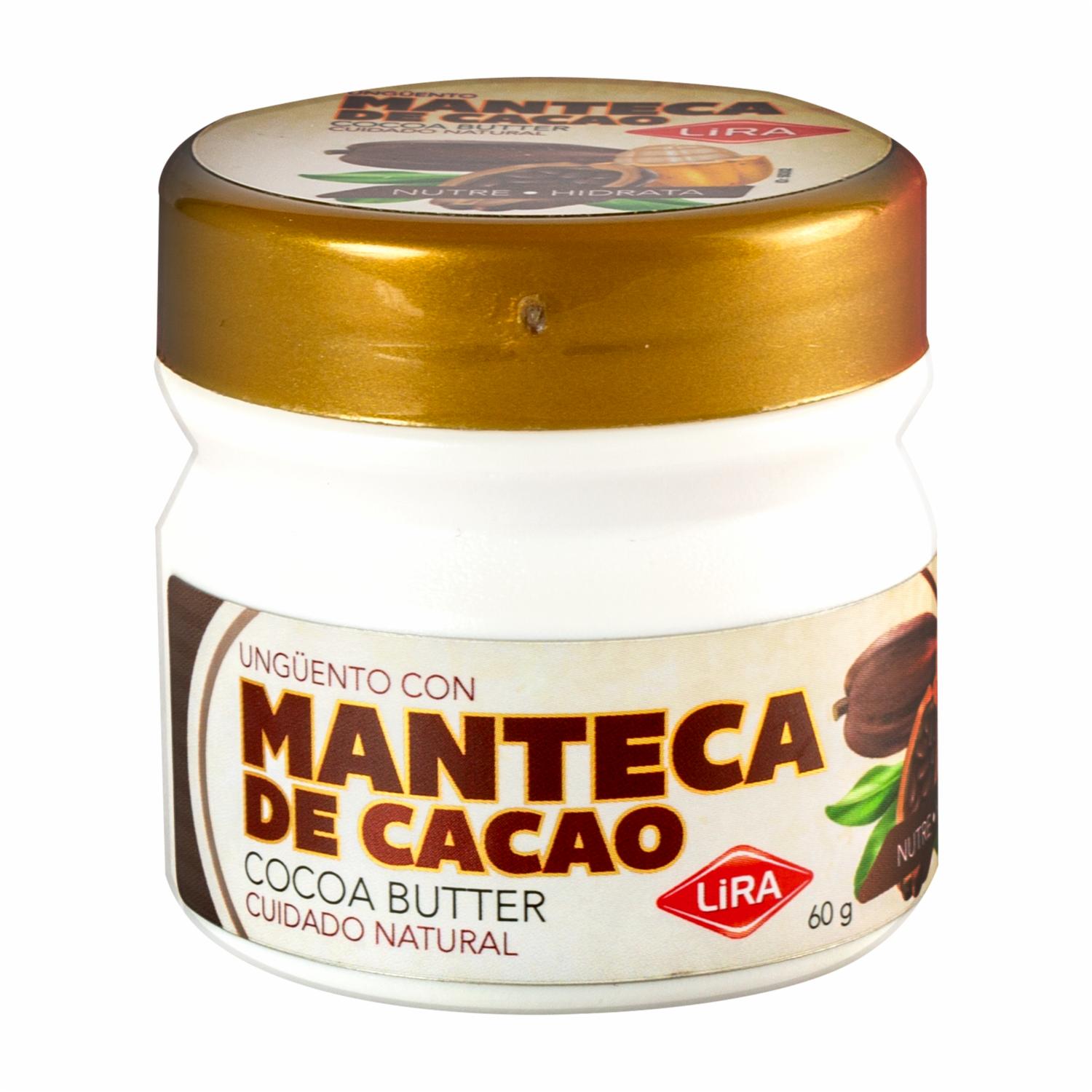 Manteca De Cacao Nutre E Hidrata LIRA 60 G - Imagen 2