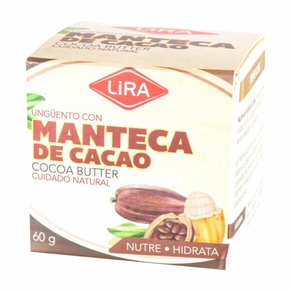Manteca De Cacao Nutre E Hidrata LIRA 60 G - Imagen 3