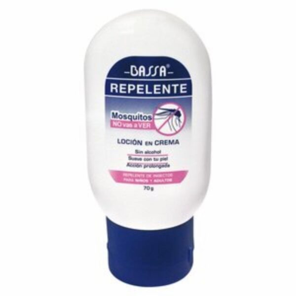 Repelente De Insectos En Crema BASSA 70 G