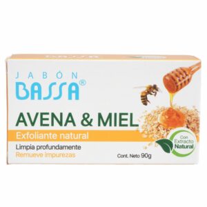 Jabón De Tocador Con Avena Y Miel BASSA 90 G