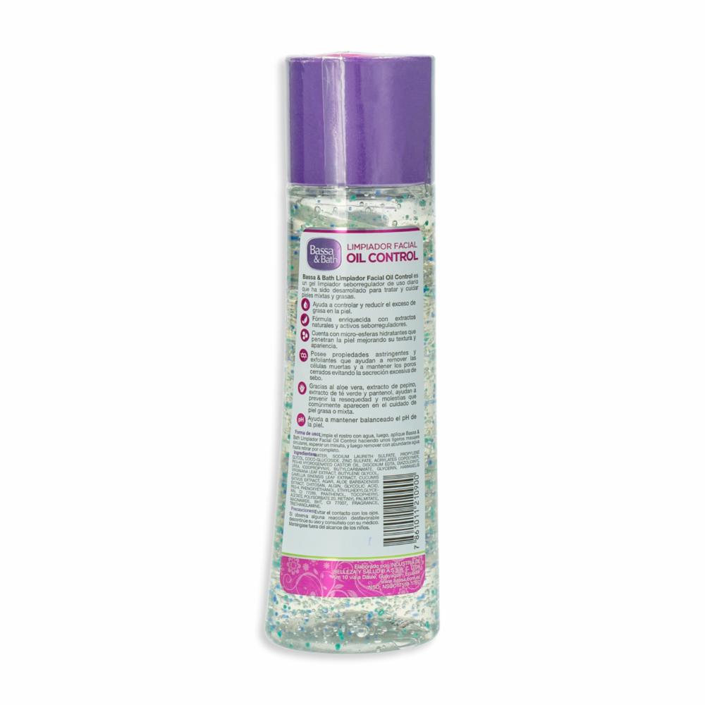 Limpiador Facial Control BASSA 200 Ml - Imagen 2