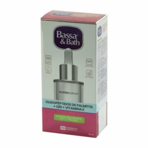 Serum Facial Súper Oligope + Palmitol + Q10 Y Vitamina E BASSA & BATH 30 Ml