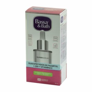 Serum Facial Súper Oligope + Palmitol + Q10 Y Vitamina E BASSA & BATH 30 Ml