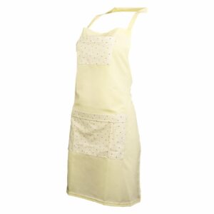 Delantal Con Bolsillos Tono Beige KARRY`S L