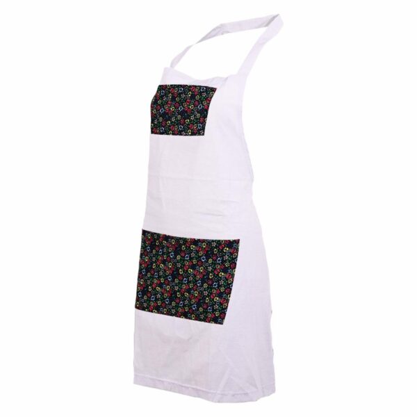Delantal Con Bolsillos Tono Blanco KARRY`S XL