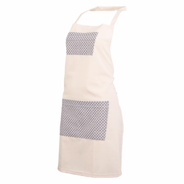 Delantal Con Bolsillos Tono Beige KARRY`S XL