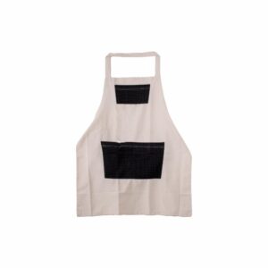 Delantal Con Bolsillos Tono Beige KARRY`S M