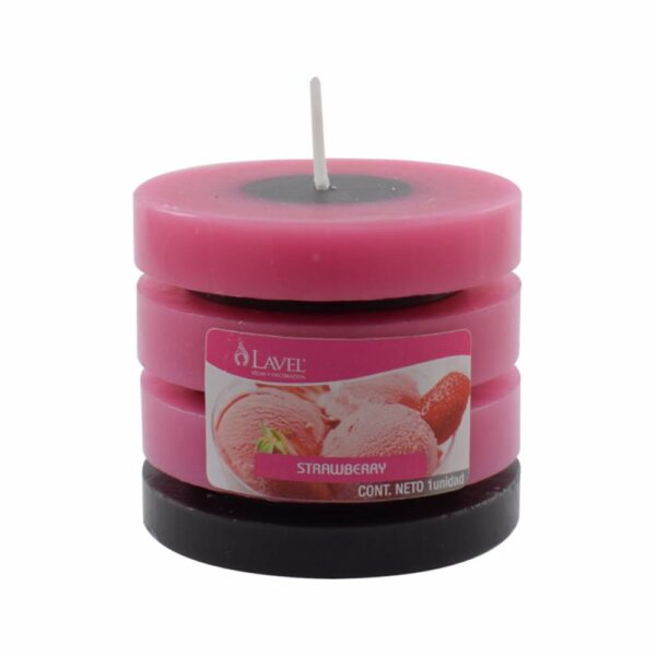 Vela Anillillo Fucsia LAVEL Redondo