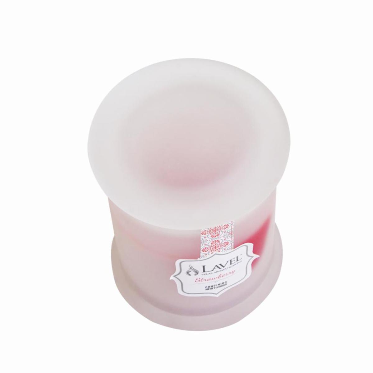 Vela Vaso Con Tapa Strawberry LAVEL 200 G
