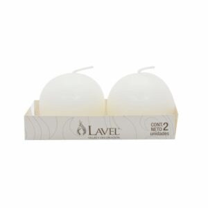 Set Bolas Term Blanco LAVEL X 2 Uds