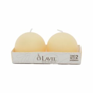 Set Bolas Term Beige LAVEL X 2 Uds