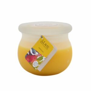 Vela Vaso Bombonera Gj9 Maracuya LAVEL 8,5 X 9,5 CM