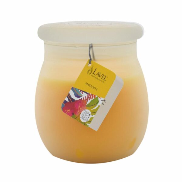 Vela Vaso Bombonera Gj11 Maracuya LAVEL 11,5 X 9,5 CM - Imagen 2