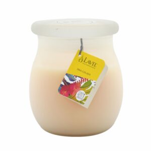 Vela Vaso Bombonera Gj11 Pina Colada LAVEL 11,5 X 9,5 CM